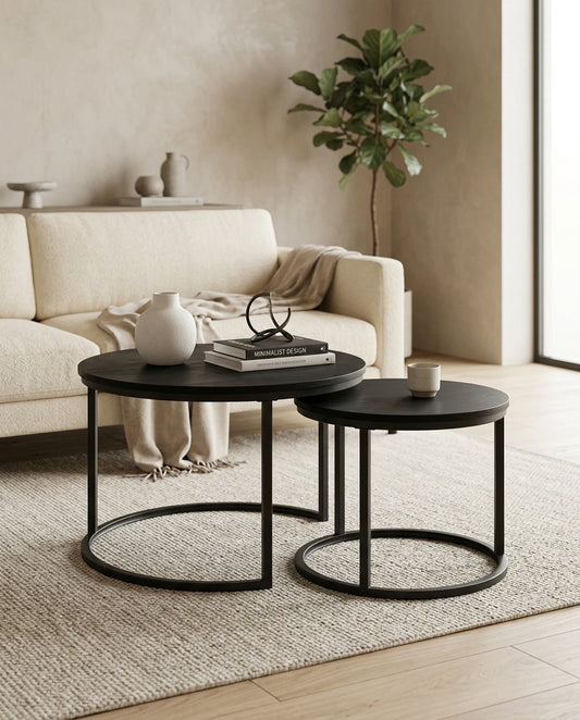 Nesting Coffee Tables, Set of 2