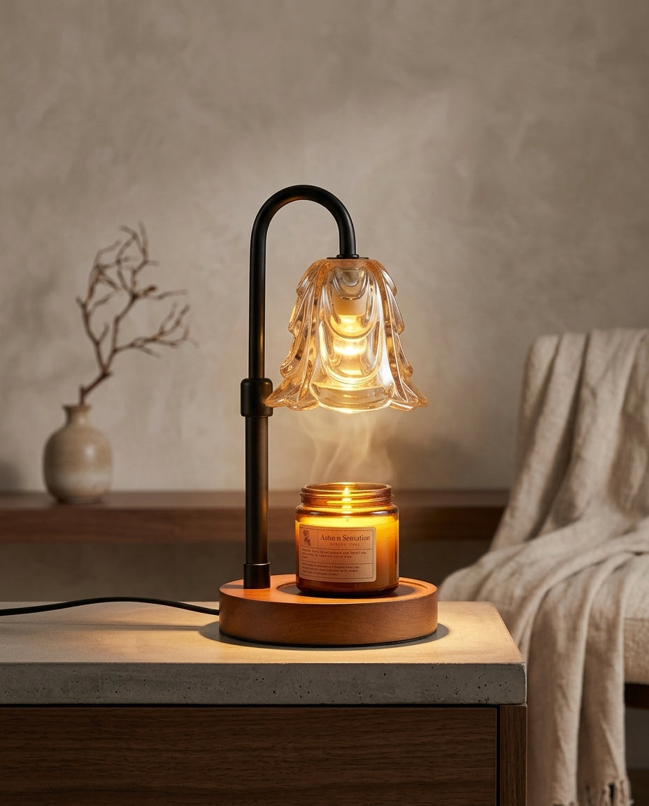 Glass Candle Warmer Lamp