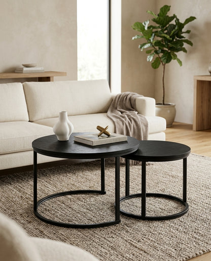 Nesting Coffee Tables, Set of 2