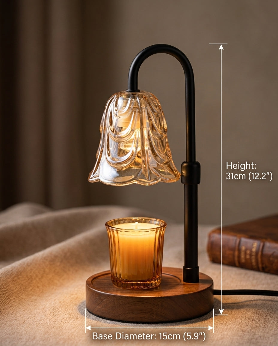 Glass Candle Warmer Lamp