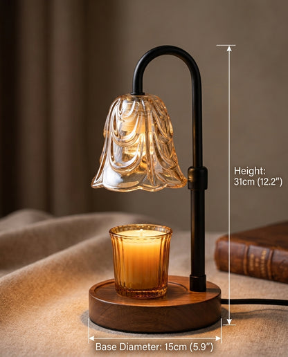 Glass Candle Warmer Lamp